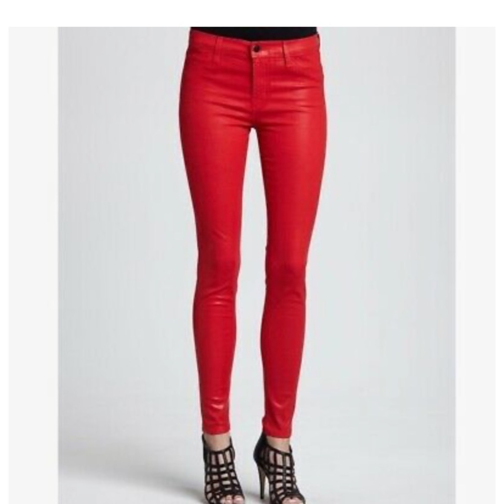 J Brand super skinny coated 27